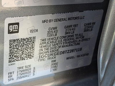 2026 Chevrolet Silverado 1500 LTZ