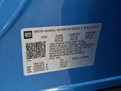 2026 Chevrolet Equinox RS