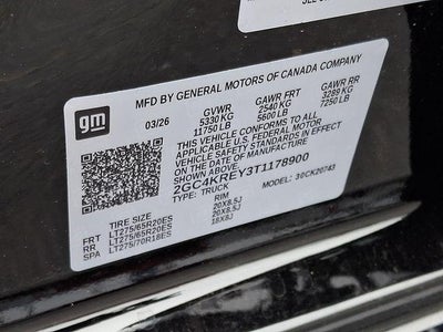 2026 Chevrolet Silverado 2500 HD High Country