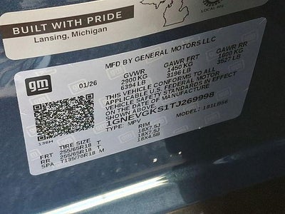 2026 Chevrolet Traverse LT