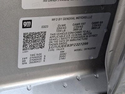 2023 GMC Sierra 1500 Crew Cab Short Box 4-Wheel Drive AT4