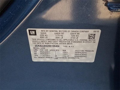 2017 Chevrolet Equinox FWD LT