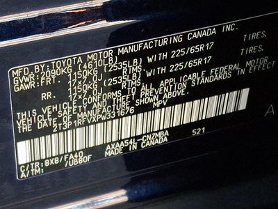 2023 Toyota RAV4 XLE AWD (Natl)