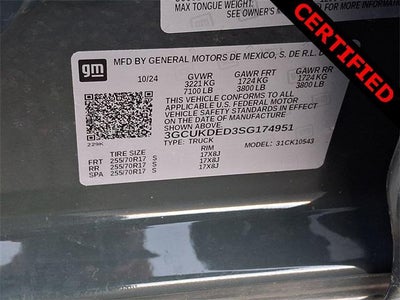 2025 Chevrolet Silverado 1500 LT