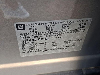 2018 Chevrolet Equinox FWD LT