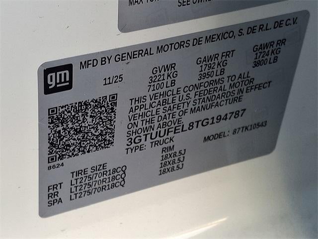 2026 GMC Sierra 1500 AT4X