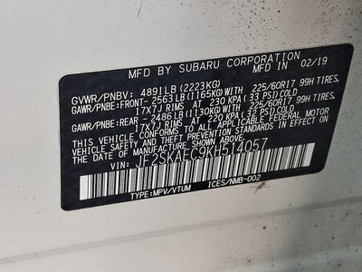 2019 Subaru Forester 2.5i Premium