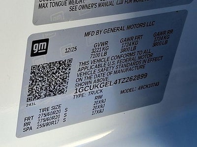 2026 Chevrolet Silverado 1500 LTZ