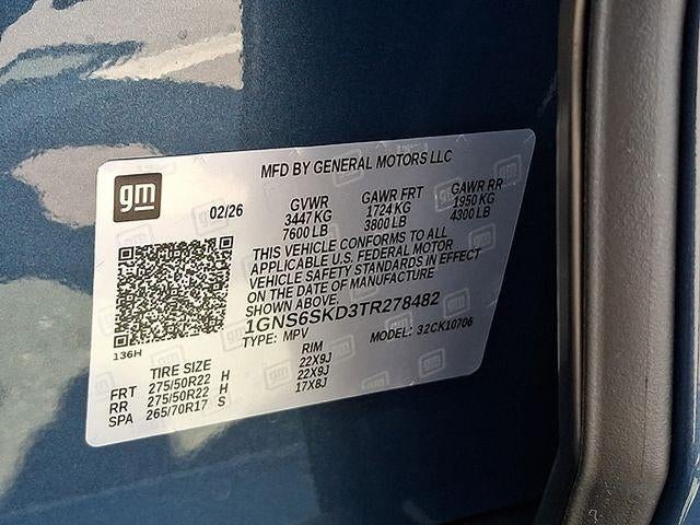 2026 Chevrolet Tahoe Premier