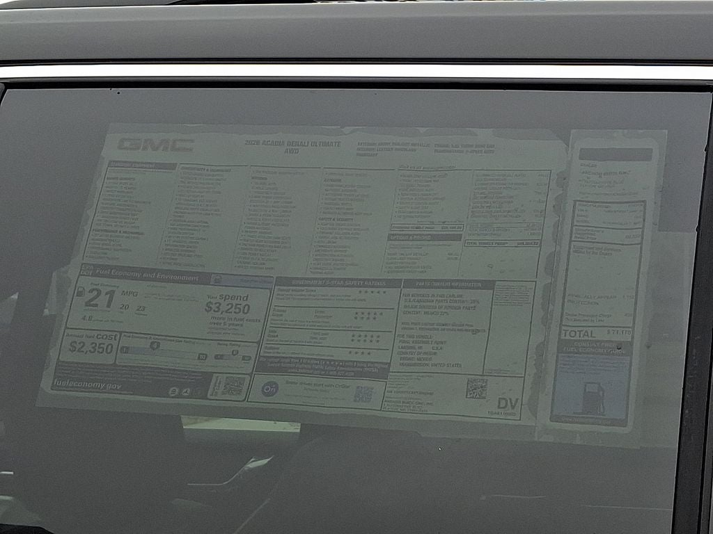 2026 GMC Acadia Denali Ultimate