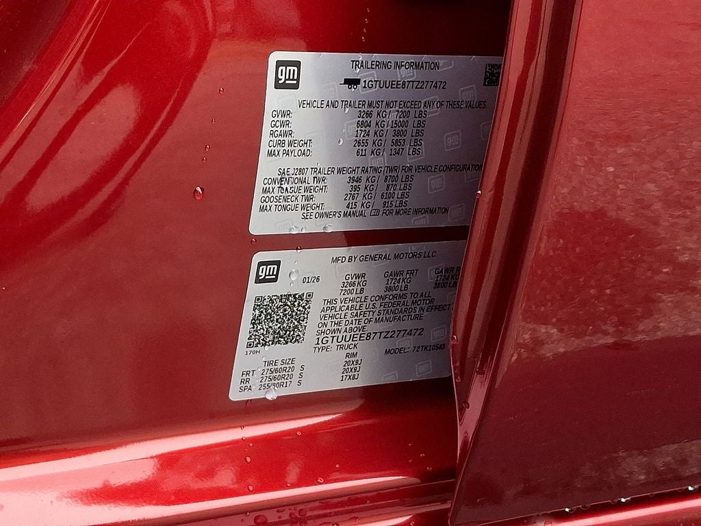 2026 GMC Sierra 1500 AT4