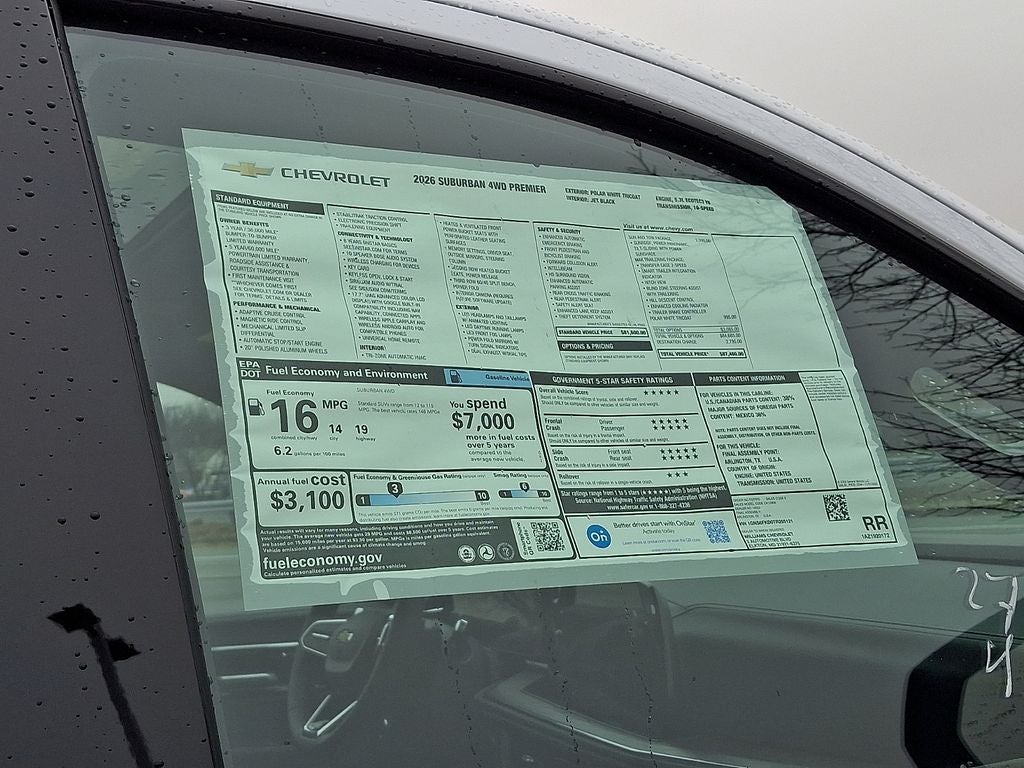 2026 Chevrolet Suburban Premier