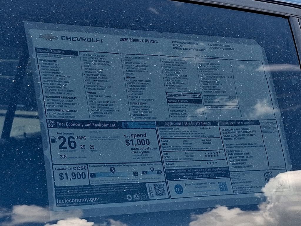 2026 Chevrolet Equinox RS