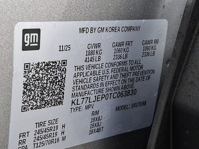 2026 Chevrolet Trax 2RS