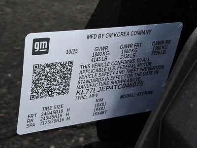 2026 Chevrolet Trax 2RS