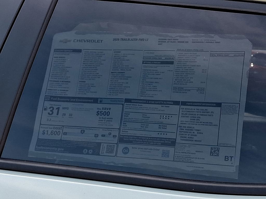 2026 Chevrolet Trailblazer LT