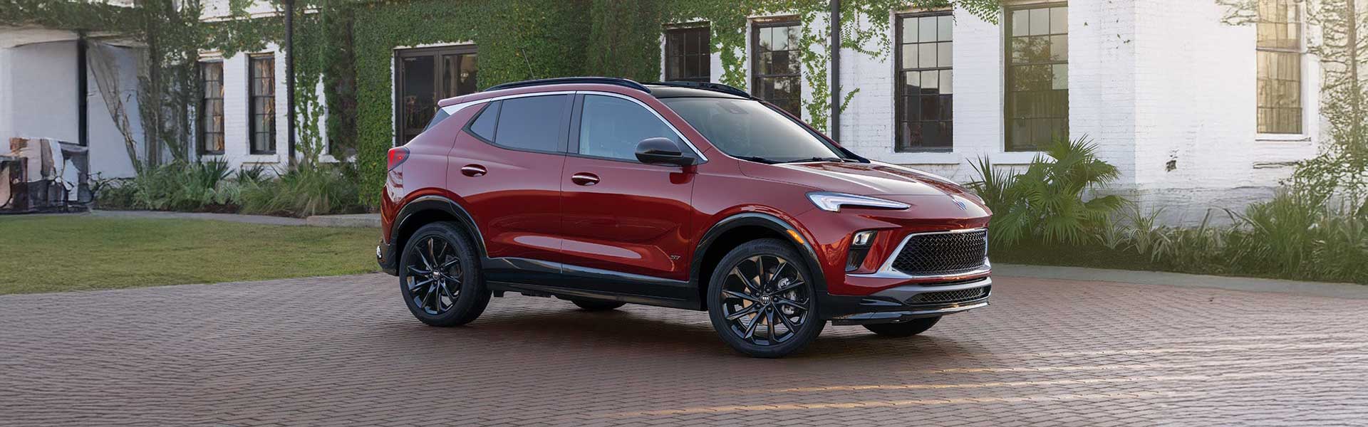 Buick Encore parking on residential driveway