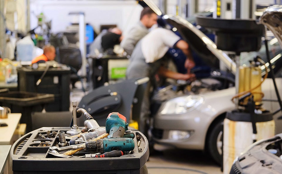 A technician working on Car Sockets